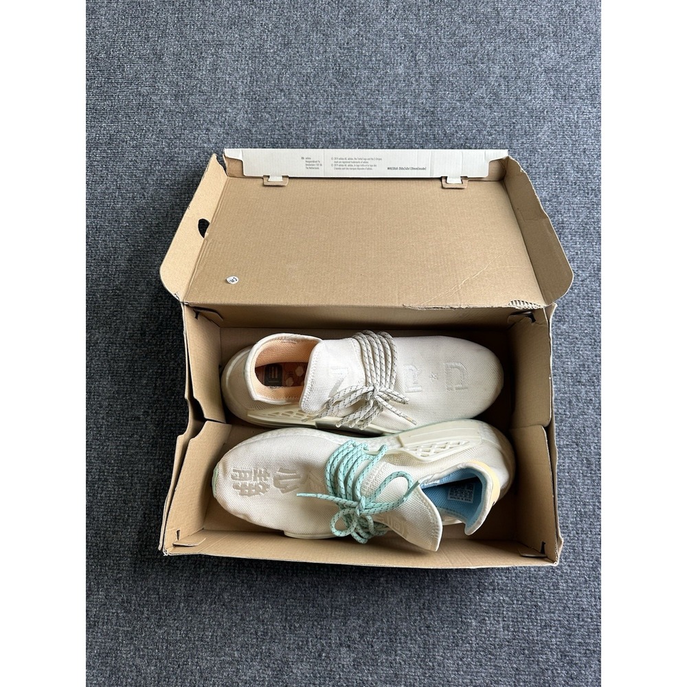 Mens 2021 adidas Pharrell Williams NMD Hu N.E.R.D. GW0246, Size 12